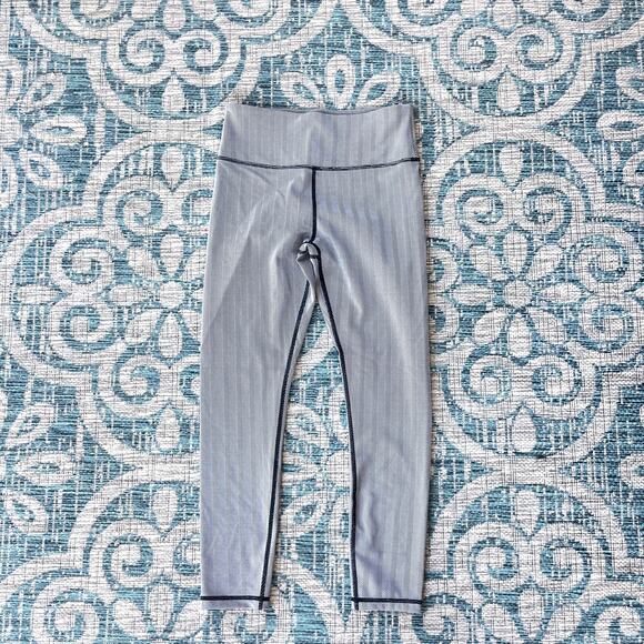 Zyia Women's Gray High Waisted Activewear Leggings - Picture 2 of 6